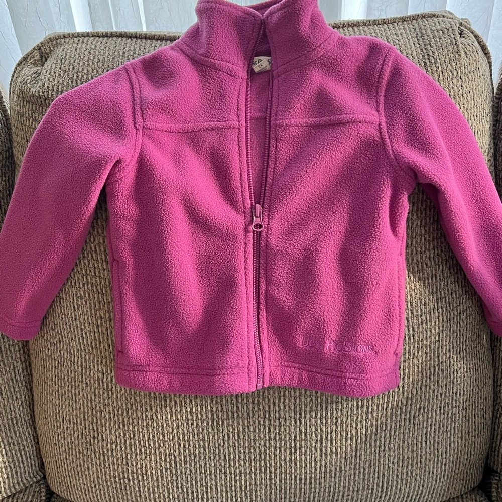 Bass Pro Shops Pink Kids Fleece Jacket